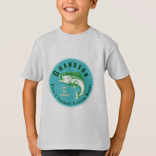 Camiseta Papai's Favite Fisheries Buddy (Frente)