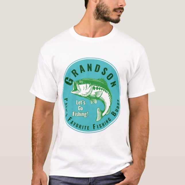 Camiseta Papai's Favite Fisheries Buddy (Frente)