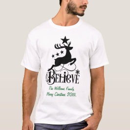 Camiseta Papais noeis acreditam no Natal tradicional Matchi