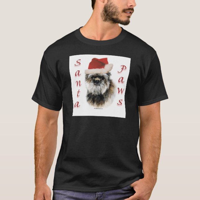 Camiseta Papais noeis Affenpinscher (Frente)