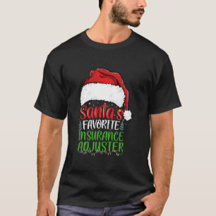 Camiseta Papais noeis: Ajustador de Seguros Favorito, Chris