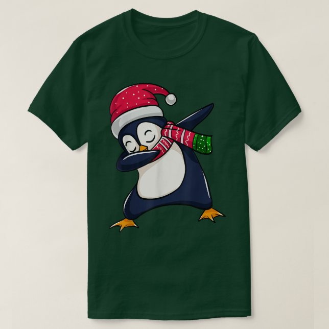 Camiseta Papais noeis Amigos Engraçados Xmas Figurino Dabbi (Frente do Design)