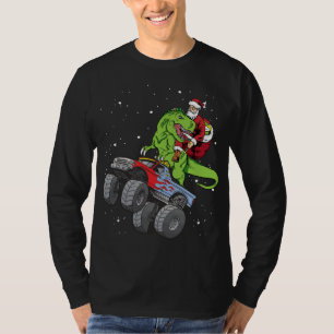 Camiseta Papais noeis Andando T Rex Dinossaur Monster Truck