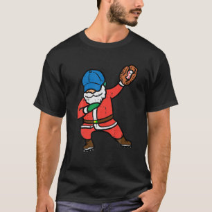 Camiseta Papais noeis Apunhalam Baseball Natal Engraçado Ho