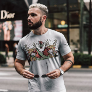 Camiseta Papais noeis Assustadores Anti-Natal