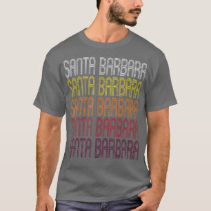 Camiseta Papais noeis Barbara, CA Vintage Style Califórnia