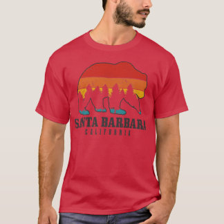 Camiseta Papais noeis Barbara California Bear Nature Vintag