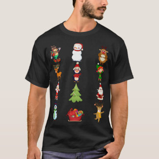 Camiseta Papais noeis Batidos Amigos Amigos de Natal Menino