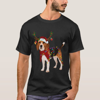 Camiseta Papais noeis Beagle Reindeer - presentes de Natal 