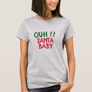 Camiseta "Papais noeis Bebê" Natal Férias Natal Humor Engra