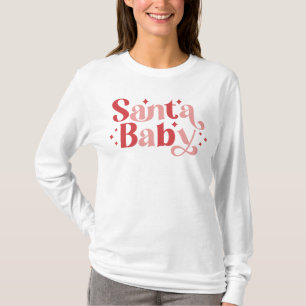 Camiseta Papais noeis Bebê - Tipografia de Natal Retroativa