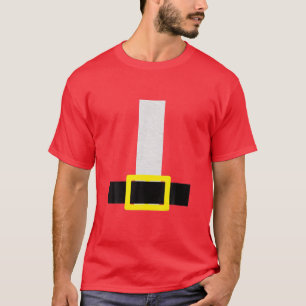 Camiseta Papais noeis Belt Red Costume Halloween Antes do N