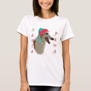 Camiseta Papais noeis Borzoi Paws