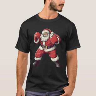 Camiseta Papais noeis Boxando Lover Engraçado MMA Muay Thai
