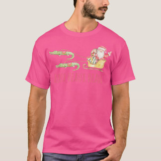 Camiseta Papais noeis Cajun Alligator Heau Heau Heau Heau N