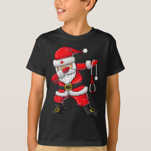 Camiseta Papais noeis Camiseiros Esfregões de Natal Mulhere