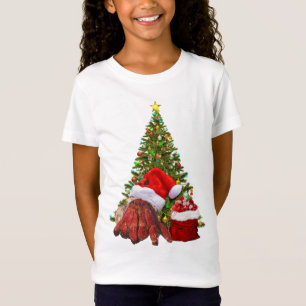 Camiseta Papais noeis Caranguejo Engraçado Natal Hermit Cra