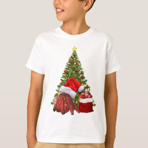 Camiseta Papais noeis Caranguejo Engraçado Natal Hermit Cra