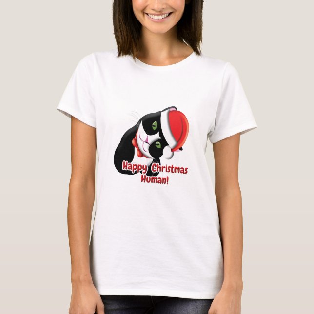 Camiseta Papais noeis Cat (Frente)