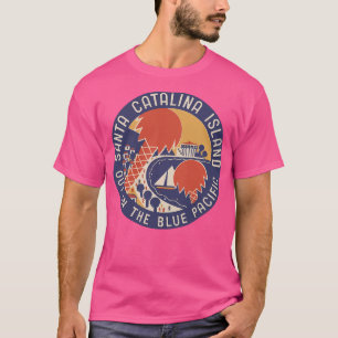 Camiseta Papais noeis Catalina Island Viagens vintage Decal