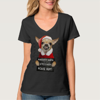 Camiseta Papais noeis Chihuahua Xmas
