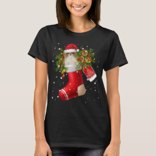 Camiseta Papais noeis - Chin Japonês No Pico De Natal