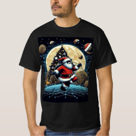 Camiseta Papais noeis Cifícos Cripto Natal T-Shirt