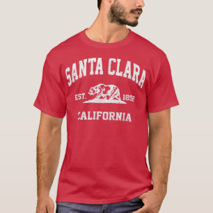 Camiseta Papais noeis Clara California CA vintage State Ath