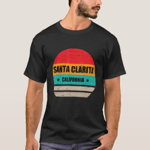 Camiseta Papais noeis Clarita California Retro Vintage Suns