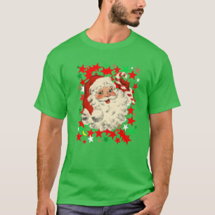 Camiseta Papais noeis clássicos Estrelas mágicas abençoa