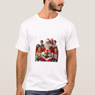 Camiseta Papais noeis com crianças