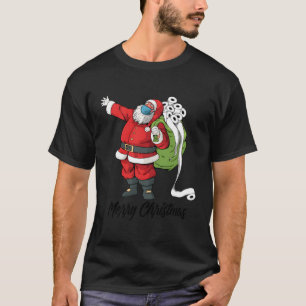 Camiseta Papais noeis Com Máscara De Rosto E Papel De Banhe
