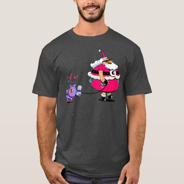 Camiseta papais noeis com retro (Frente)