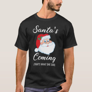 Camiseta Papais noeis Comentando isso é o que ela disse Pa