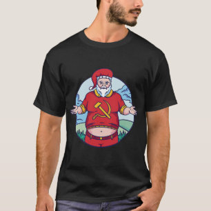 Camiseta Papais noeis Comunistas Engraçados Comunistas de 