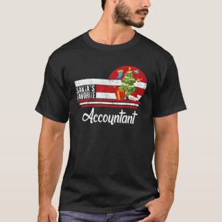 Camiseta Papais noeis Contabilistas Favoritos Natal Feio Do
