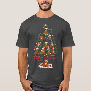 Camiseta Papais noeis Correspondentes Ao Amante de os anima