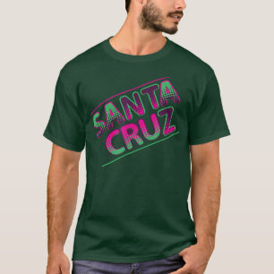 Camiseta Papais noeis Cruz Beach Ocean Surf California Vaga