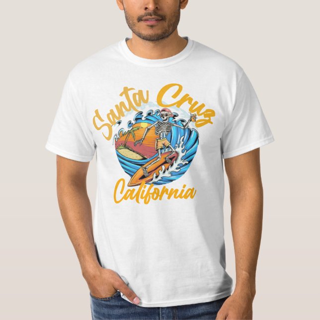 Camiseta Papais noeis Cruz, Califórnia (Frente)