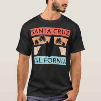 Camiseta Papais noeis Cruz California Beach Surfer Summer