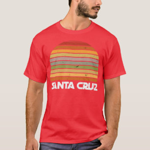 Camiseta Papais noeis Cruz California CA Retro Vintage Surf