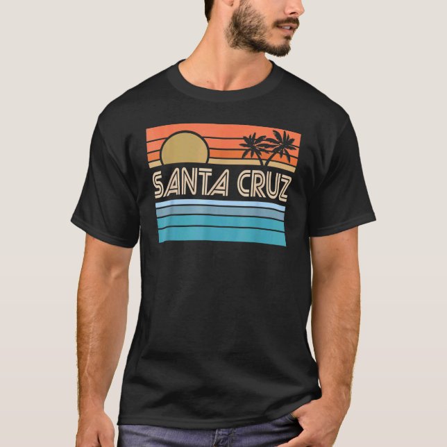 Camiseta Papais noeis Cruz California Sunset 70 anos 80 Sur (Frente)