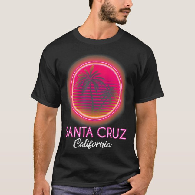 Camiseta Papais noeis Cruz California Sunset 70 anos 80 Sur (Frente)