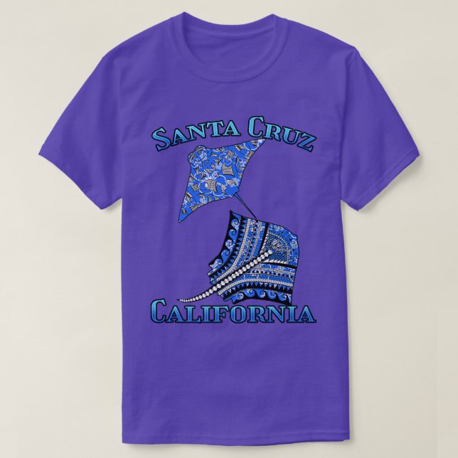 Camiseta Papais noeis Cruz California Vacation Tribal Sting (Frente do Design)
