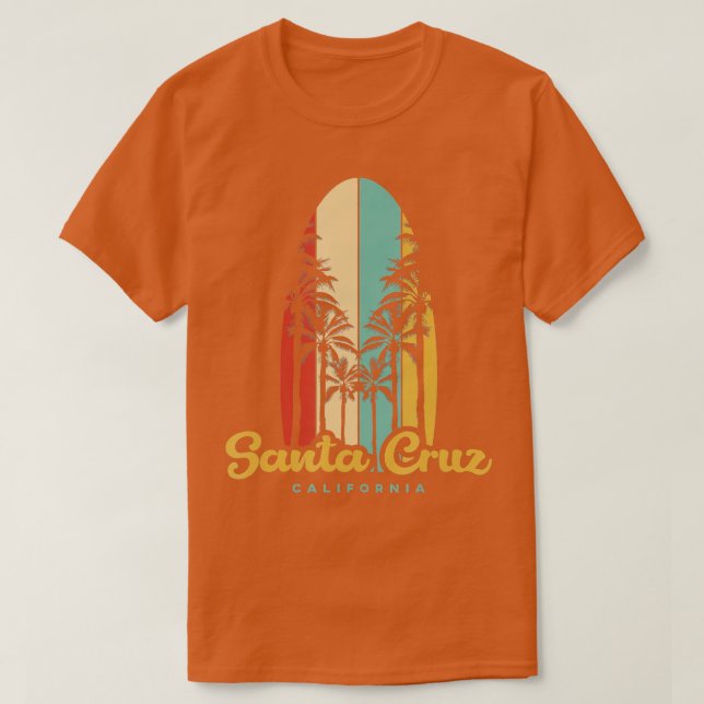 Camiseta Papais noeis Cruz cidade da Califórnia — Retro de  (Frente do Design)