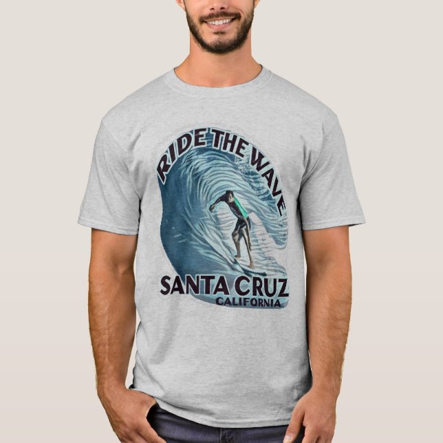 Camiseta Papais noeis Cruz, Surfistas e Turistas (Frente)