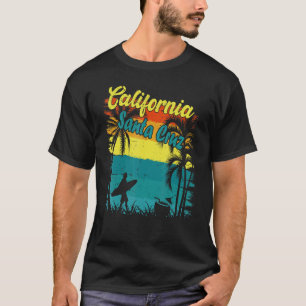 Camiseta Papais noeis Cruz Vintage Beach Surf Retro Sunset