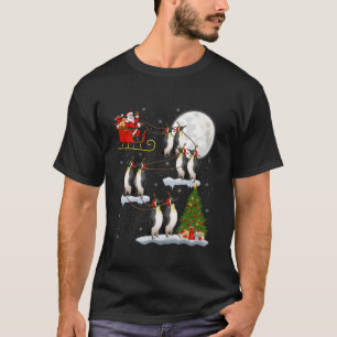 Camiseta Papais noeis da Árvore Xmas que Andam de Pássaro P