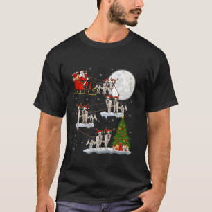 Camiseta Papais noeis Da Árvore Xmas Que Andam Na Fronteira