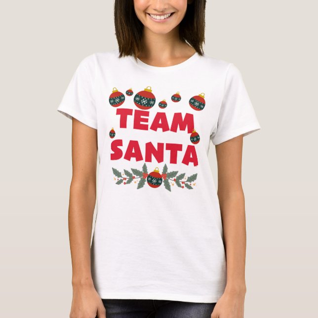 Camiseta Papais noeis da equipe (Frente)